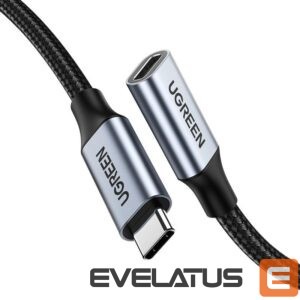 Kaabel Ugreen  Ugreen US372 80810 USB-C - USB-C PD QC cable 100W 5A 10Gbps 0.5m - gray 