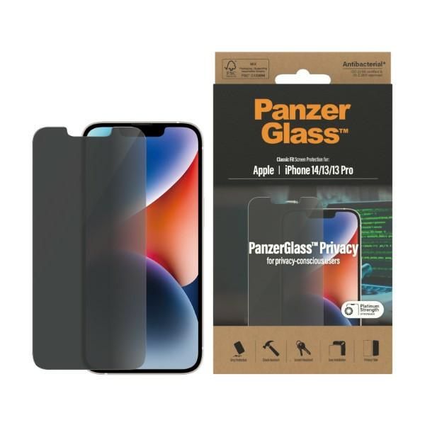 Other Phone Accessory Panzer Glass PanzerGlass Classic Fit Privacy Antibacterial Glass for iPhone 14/13 Pro/13