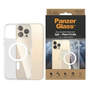 Kitas telefono priedas Panzer Glass  PanzerGlass HardCase with MagSafe Antibacterial Military Grade Certified Case for iPhone 13 Pro Max - Transparent 