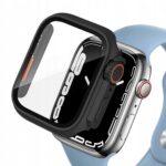 Back panel cover Tech-Protect  Tech-Protect Defense360 Case for Apple Watch 4 / 5 / 6 / SE (44mm) - Black-Orange 