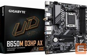 Материнская плата для процессоров Intel Gigabyte  Pamatplate Gigabyte B650M D3HP AX (rev. 1.0) 