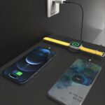 Kabelis Dudao  Apple Watch Dudao A12Max+ PD 100W 3in1 Charger Cable: USB-C Lightning 1.2m - Black 