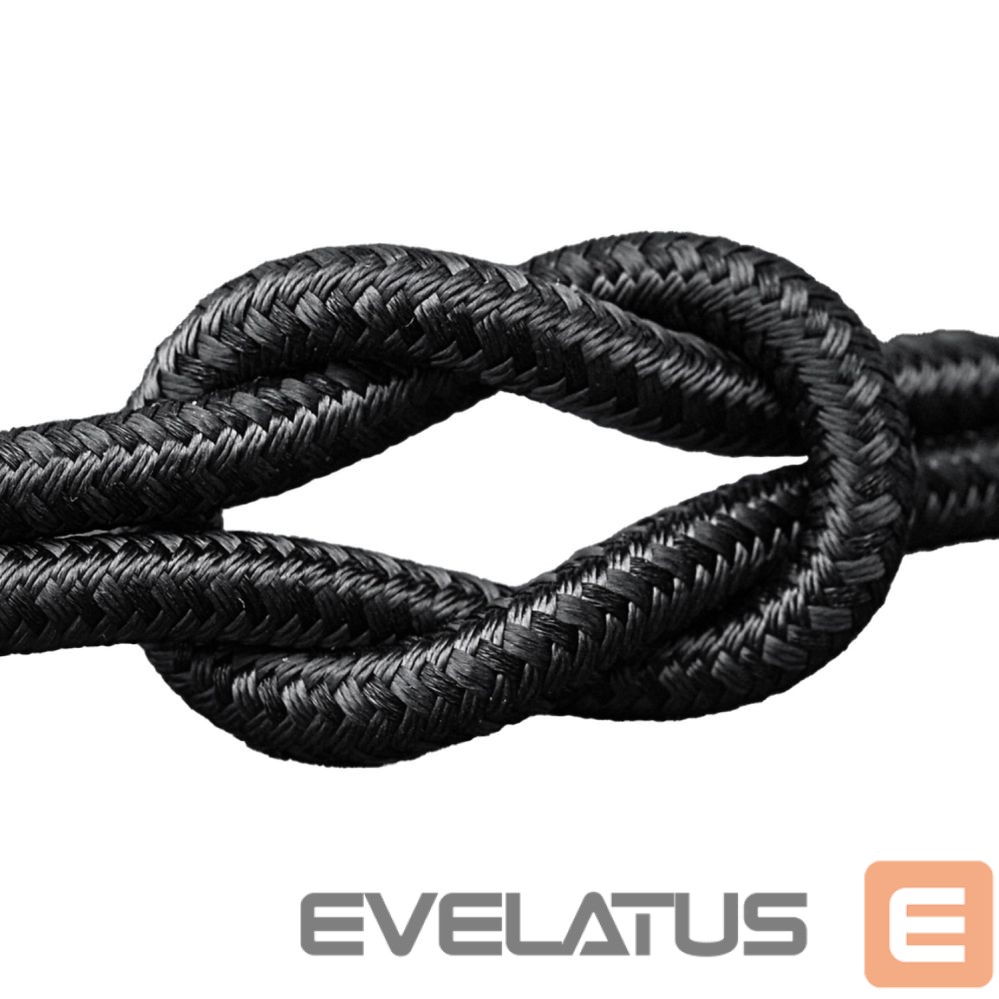 Cable Dudao Dudao L3CC USB-C - USB-C 60W 2m Braided Cable - Black