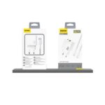 Adapteris Dudao  Dudao A26T GaN 25W USB-A, USB-C Charger - White 