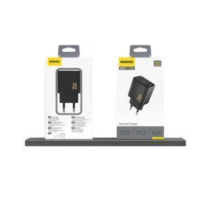 Adapteris Dudao  Dudao A27 25W GaN USB-C Wall Charger - Black 