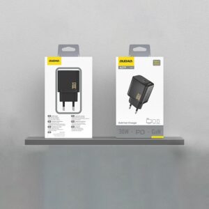 Adapteris Dudao  Dudao A27P 30W PD GaN USB-C Wall Charger - Black 