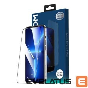 Aizsargstikls Joyroom  Joyroom JR-MLG0284 2.5D Anti-Blue Light + Dustproof Tempered Glass with Black Frame for iPhone 15/16 