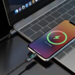 Kabelis Dudao  Dudao L7C USB-C - USB-C 100W Cable with LED Display 1m - Black 