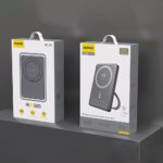 Ārējais akumulators Dudao  Dudao K28S 20W PD 5000mAh Powerbank with MagSafe and Stand - Gray 