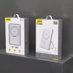 Väline aku Dudao  Dudao K28S 20W PD 5000mAh Powerbank with MagSafe and Stand - Silver 