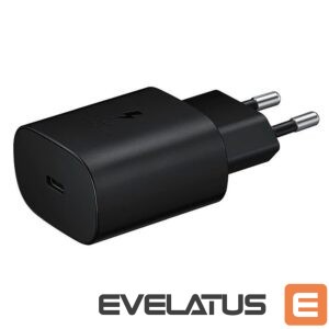Adapteris Samsung  Samsung 25W EP-TA800EBE USB-C Wall Charger - Black 