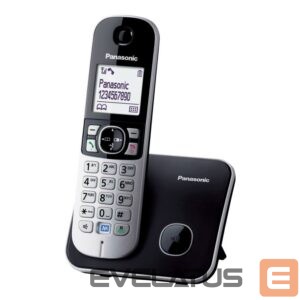 Telephone set Panasonic  KX-TG6811 DECT telephone Caller ID Juodas | 