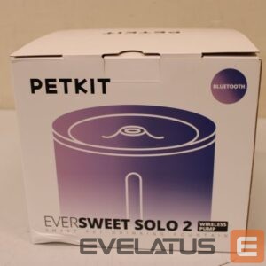 Mājlopiem PETKIT  SALE OUT.  P4114 (CT-W2) Eversweet Solo 2 Fountain, White |  | Smart Pet Drinking Fountain | Eversweet Solo 2 | Capacity 2 L | Filtering | Material Plastic | White | DEMO, DAMAGED PACKAGING 