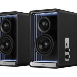 Skaļruņi Edifier  | Desktop Active Monitor with GaN Charger | QR65 | 70 W | Bluetooth | Black | ≥ 85 dB | Wireless connection 