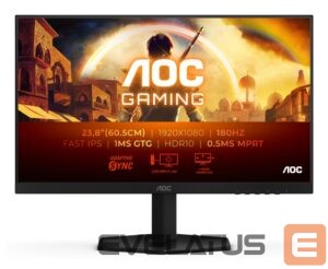 Monitors AOC  24G42E | 24 " | IPS | FHD | 16:9 | 180 Hz | 1 ms | 1920 x 1080 pixels | 300 cd/m² | HDMI ports quantity 1 | Black 