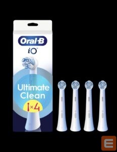 Zobu birste Oral-B  Replaceable toothbrush heads | iO UltimateClean | Heads | For adults | Number of brush heads included 4 | White 