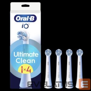 Zobu birste Oral-B  Replaceable toothbrush heads | iO UltimateClean | Heads | For adults | Number of brush heads included 4 | White 