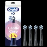 Dantų šepetėlis Oral-B  Replaceable toothbrush heads | iO GentleCare | Heads | For adults | Number of brush heads included 4 | Black 