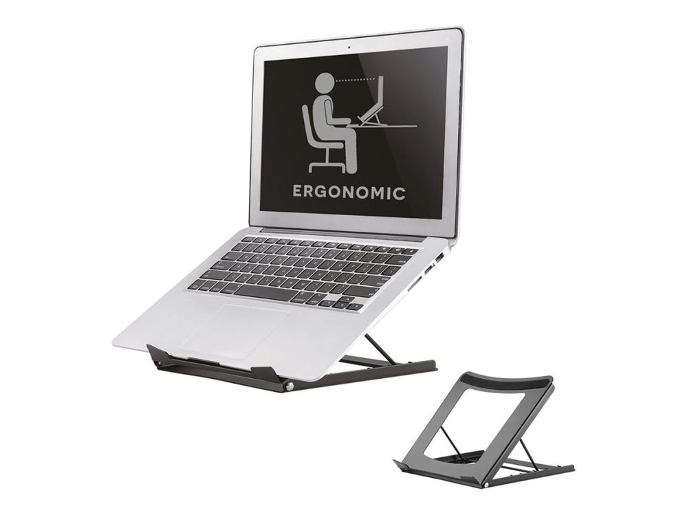 Teleri kinnitus NEOMOUNTS NSLS075BLACK Laptop stand - 10-16" - max 5 kg - 5 height positions - foldable - compact - universal - black