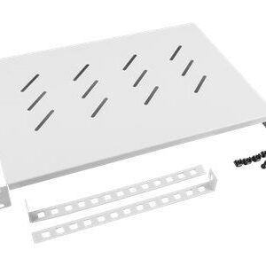 Citas preces Lanberg  19" fixed shelf 1U/483x300mm max load capacity up to 25kg, grey | 