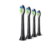 Zobu birste Philips  Replacement brush heads | HX6064/88 Sonicare Optimal White | Heads | For adults | Number of brush heads included 4 | Black 