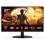 Монитор AOC  Q27G42XNE | 27 " | VA | QHD | 16:9 | 180 Hz | 1 ms | 2560 x 1440 pixels | 300 cd/m² | HDMI ports quantity 2 | Black 