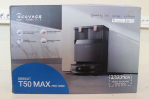 Tolmuimeja Ecovacs  SALE OUT.  DEEBOT T50 MAX PRO OMNI Vacuum cleaner, Robot, Wet&Dry, 18500Pa, TruEdge 2.0, ZeroTangle 2.0, YIKO GPT, Black + Auto-empty |  Robotic Vacuum Cleaner | DEEBOT T50 MAX PRO OMNI | Wet&Dry | Dust capacity 0.35 L | 18500 Pa | Black | DEMO 