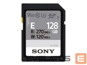 Atmiņas kartes Sony  | UHS-II SDXC Memory Card | SF-E | 128 GB | SDXC | Flash memory class 10, U3, V60 