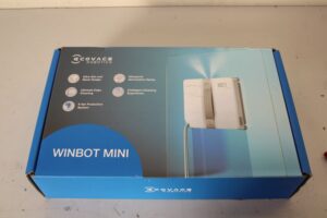 Sülearvuti Ecovacs  SALE OUT.  Window cleaning robot WINBOT MINI, Auto-Spray, Steady climbing system, WIN-SLAM 3.0, Grey |  Windows Cleaner Robot | WINBOT MINI GREY | Corded | Grey | DAMAGED PACKAGING, USED, DIRTY, USED LIQUID BOTTLE 