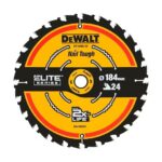 Kiti smulkūs buitiniai prietaisai DeWALT  DT10302-QZ EXTREME 2nd Fix Circular Saw Blade 184mm 16mm Bore 24T 
