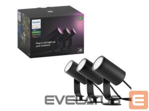Galda lampa Philips Hue  Lily Outdoor Spot base set 3x8W 24V | Hue White and Color Ambiance 