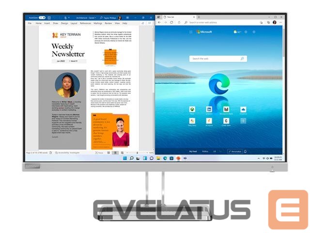 Monitors Lenovo | L27i-4A | 27 " | In-plane switching | 16:9 | 100 Hz | 1 ms | 1920 x 1080 pixels | 300 cd/m² | HDMI ports quantity 2 | Cloud Grey | Warranty 36 month(s)