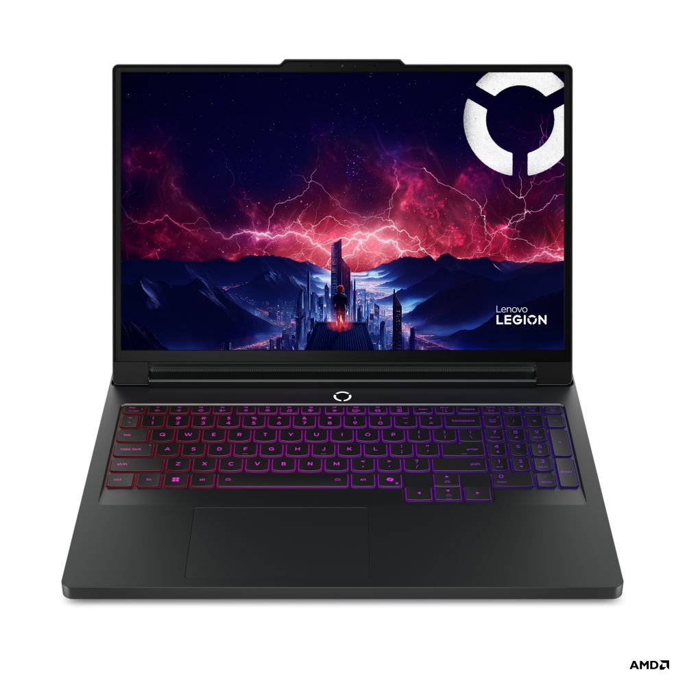 Portatīvais dators Lenovo Legion Pro 7 16AFR10H | Eclipse Black | 16 " | OLED | WQXGA | 2560 x 1600 pixels | Glossy | AMD Ryzen 9 | 9955HX3D | 32 GB | SO-DIMM DDR5 | Solid-state drive capacity 2000 GB | NVIDIA GeForce RTX 5080 | GDDR7 | 16 GB | Windows 11 Home | 802.11be | Bluetooth version 5.4 | Keyboard language Nordic | Keyboard backlit | Warranty 24 month(s) | Battery warranty 12 month(s)