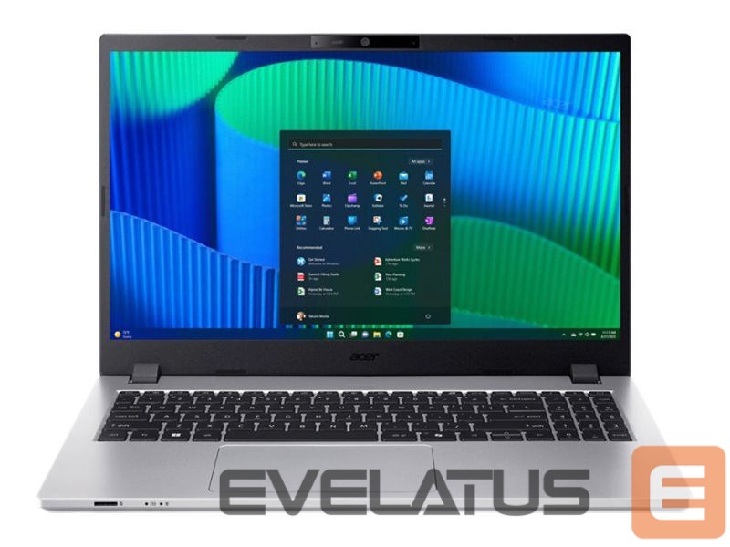 Sülearvuti Acer TravelMate TMP215-55-TCO-59KD QHD IPS i5-120U/16GB/SSD 512GB/Intel Iris Xe Graphics/Win11Pro/ENG kbd/FP/Silver/3Y Warranty |