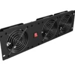 Muud kaubad Lanberg  Vertical Ventilation Panel 19" 3U for Rack three Fans 230V | AK-1506-B | Black 
