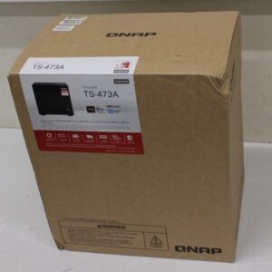 Mälupulk QNAP  SALE OUT.  TS-473A-8G, 4-bay NAS, AMD Ryzen V1000 series V1500B 4C/8T 2.2GHz, 8GB DDR4 RAM |  4-Bay QTS and QuTS hero NAS | TS-473A-8G | Up to 4 HDD/SSD Hot-Swap | AMD Ryzen | Ryzen V1500B Quad-Core | Processor frequency 2.2 GHz | 8 GB | DDR4 | DAMAGED PACKAGING 