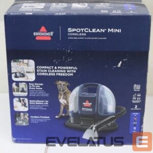 Putekļusūcējs Bissell  SALE OUT.  SpotClean® Mini Cordless Carpet & Upholstery cleaner Carpet and Upholstery CleanerSpotClean MiniCordless operatingWashing function18 VOperating time (max) 20 minUSED, DIRTY 