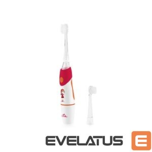 Toothbrush ETA  Toothbrush | Sonetic 071090030 | Battery operated | For kids | Number of brush heads included 2 | Number of teeth brushing modes 1 | Red/White 