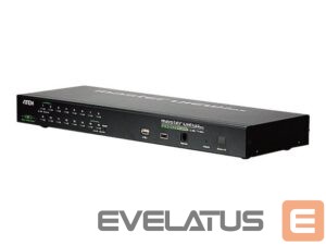 Serveru  - Citi piederumi Aten  | 1-Local/Remote Shared Access 16-Port PS/2-USB VGA KVM Over IP Switch | CS1716I-AT-G | 1 x SPHD Male (Yellow), 16 x SPHD Female (Yellow), 1 x DB-25 Male, 1 x DC Jack, 1 x RJ-45 Female, 1 x RJ-11, 1 x USB Type A Female 