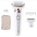 Epilators Braun  Epilator | SES9-030 3D Silk-Epilk 9 Flex | Operating time (max) 50 min | Number of power levels 2 | Wet & Dry | White/Rose 