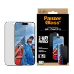 Back panel cover PanzerGlass  Screen protector | Apple | iPhone 17/iPhone 16 Pro | Tempered Glass | Transparent | Ultra-Wide Fit w. EasyAligner 