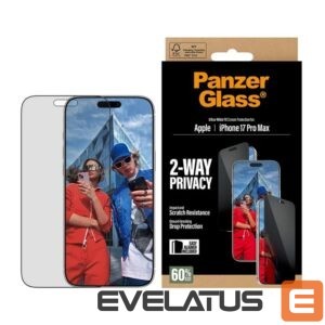 Aizmugurējais vāciņš PanzerGlass  Screen protector | Apple | iPhone 17 Pro Max | Glass | Transparent | Ultra-Wide Fit w. EasyAligner 