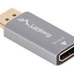 Įkroviklis Lanberg  Displayport (M)->HDMI(F) Adapter 4K, Silver 