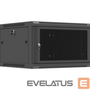 Citas preces Lanberg  Wall mounted installation cabinet 19" 6U 600X600 | WF01-6606-23B | Black 
