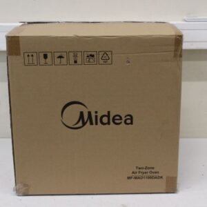 Galda grils Midea  SALE OUT.  MAD1100DADK Air fryer digital,Two-zone cavity, 6.4L + 4.4L |  Two Zone Airfryer | MAD1100DADK | Power 1850 W | Capacity 4.4/6.4 L | Rapid Air technology | Black | USED, DIRTY, SCRATCHED ON TOP 