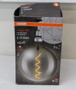 LED spuldze Osram  SALE OUT.  LED Vintage 1906 Big Globe 15 Filament 4W 818 Smoke E27 |  DAMAGED PACKAGING | DAMAGED PACKAGING 