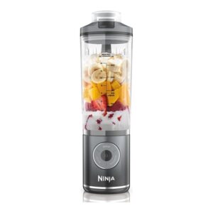 Mikseri un blenderi Ninja  BC251EUGY Blast Max Portable Blender, Cool Grey 