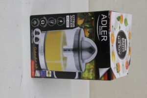 Other small household appliances Adler  SALE OUT.  AD 4012 Citrus Juicer, 2 Pressing Cups for Big and Small Citrus Fruits, 40W, Black |  Citrus Juicer | AD 4012 | Type  Citrus juicer | Black | 40 W | Number of speeds 1 | DAMAGED PACKAGING 