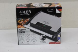Lauagrillid Adler  SALE OUT.  AD 3052 Electric grill, Non-stick grill plates |  Electric Grill | AD 3052 | Table | 1200 W | Stainless steel | DAMAGED PACKAGING 