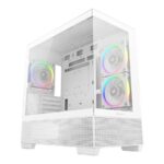 Datoru korpusi Deepcool  CG380 3F MIDI TOWER CASE, White 